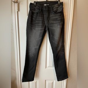 Men’s Old Navy black slim stretch jeans 30x30 Built in tough 24/7 NWOT